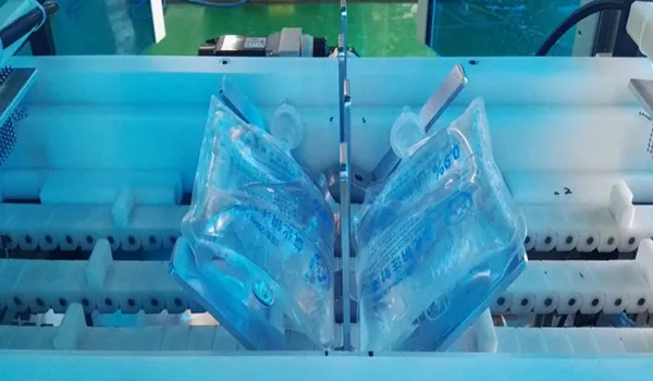 Máquina de prueba de fugas para bolsas intravenosas